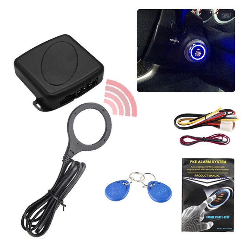 Universal 12V Ignition Switch, Engine Start Button, Keyless Entry Starter Kit