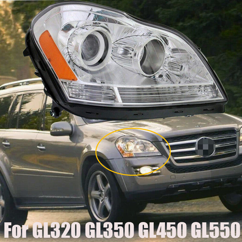 Passenger w/ bulb Headlight For 2007-2012 for Mercedes-Benz GL450 2007-2009 GL320