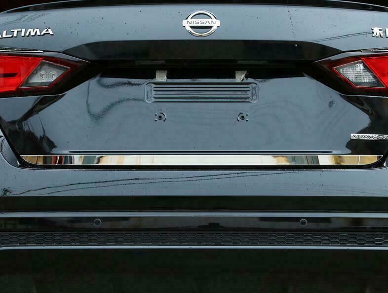Chrome Rear Door Trunk Tailgate Lid Protection Cover for Nissan Altima 2019-2022