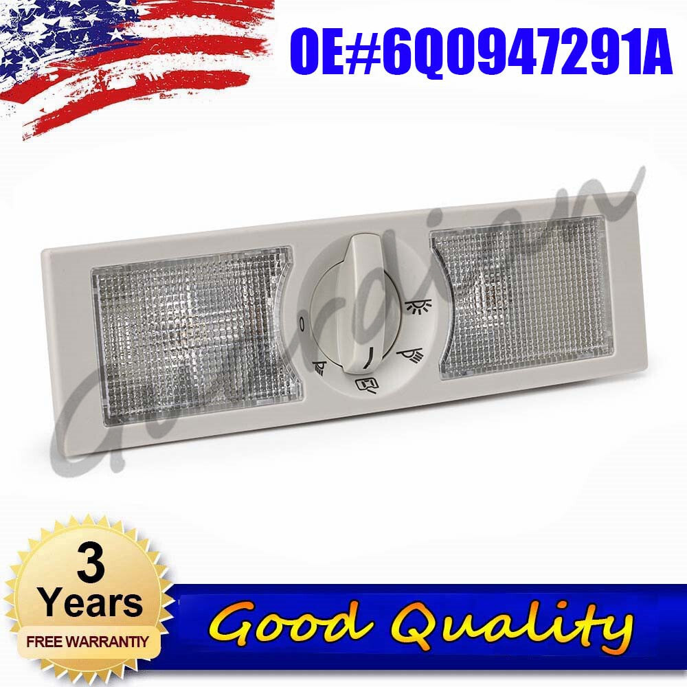 Gray interior reading light 6Q0947291A, suitable for Toledo ALtea Alhambra seats, for Volkswagen for Jetta .