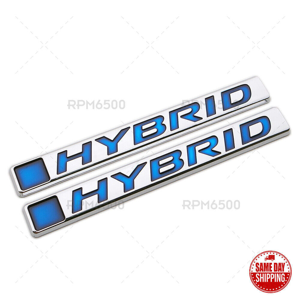FIT for Honda HYBRID Trunk Lid Fender Logo Badge Nameplate Emblem Sport ABS