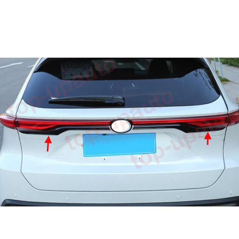 2021-2023 Fit for Toyota Venza Glossy Black Rear Trunk Lid Taillight Strips Trim