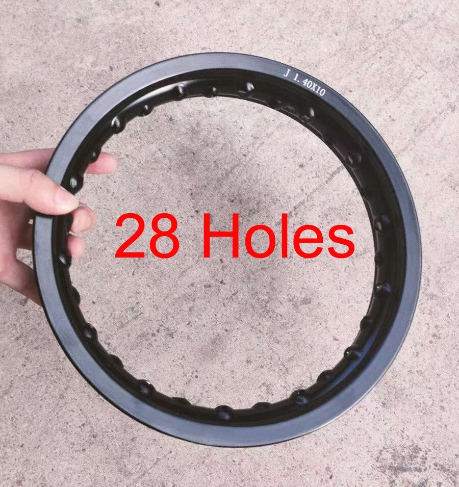 1pc 28H 1.40x10 Black Alloy Rim For CRF50 XR50 KLX110 Pit Dirt Bikes 50cc 110cc