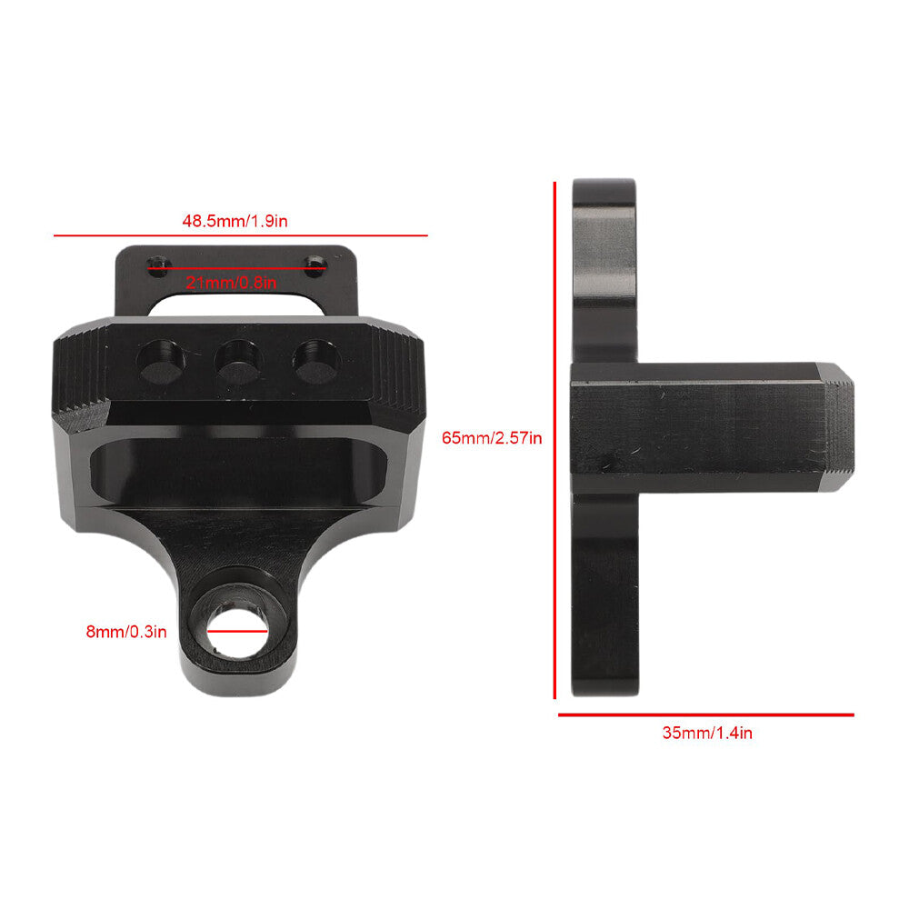 For Mac AEM Boost Controller Solenoid Valve Mount Holder Bracket Billet 3 Port