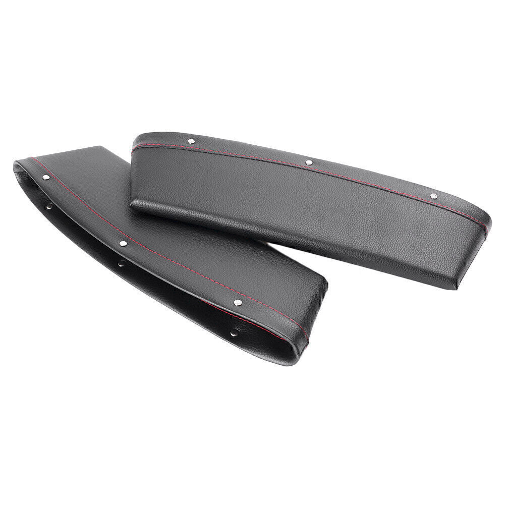 2 x for Seat Gap Slit Storage Pocket Bag Catcher Container PU Leather Auto Car