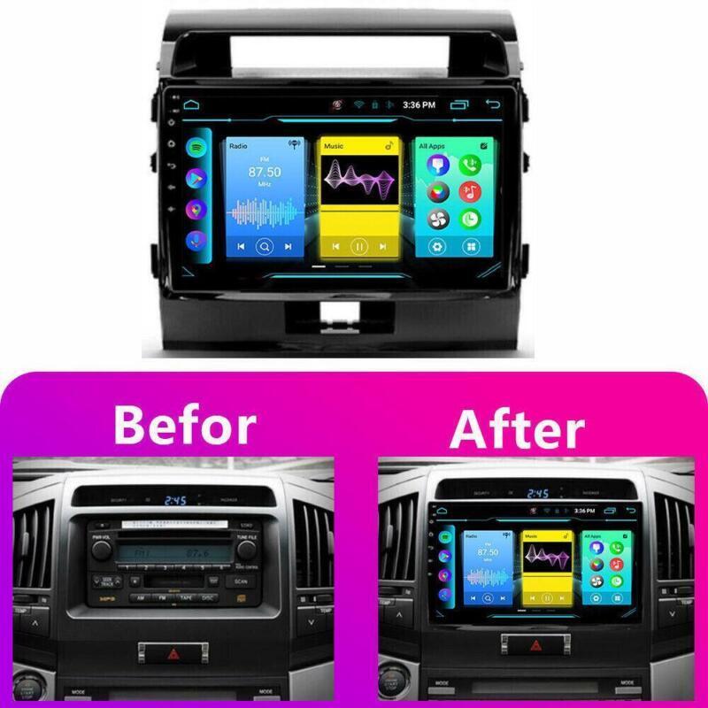 Android 8-Core Car GPS Radio Stereo DSP Carplay 32GB for Toyota for Land Cruiser 200