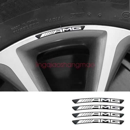 FOR AMG Edition Sport Wheels Badge 3D Sticker Logo Emblem Decoration