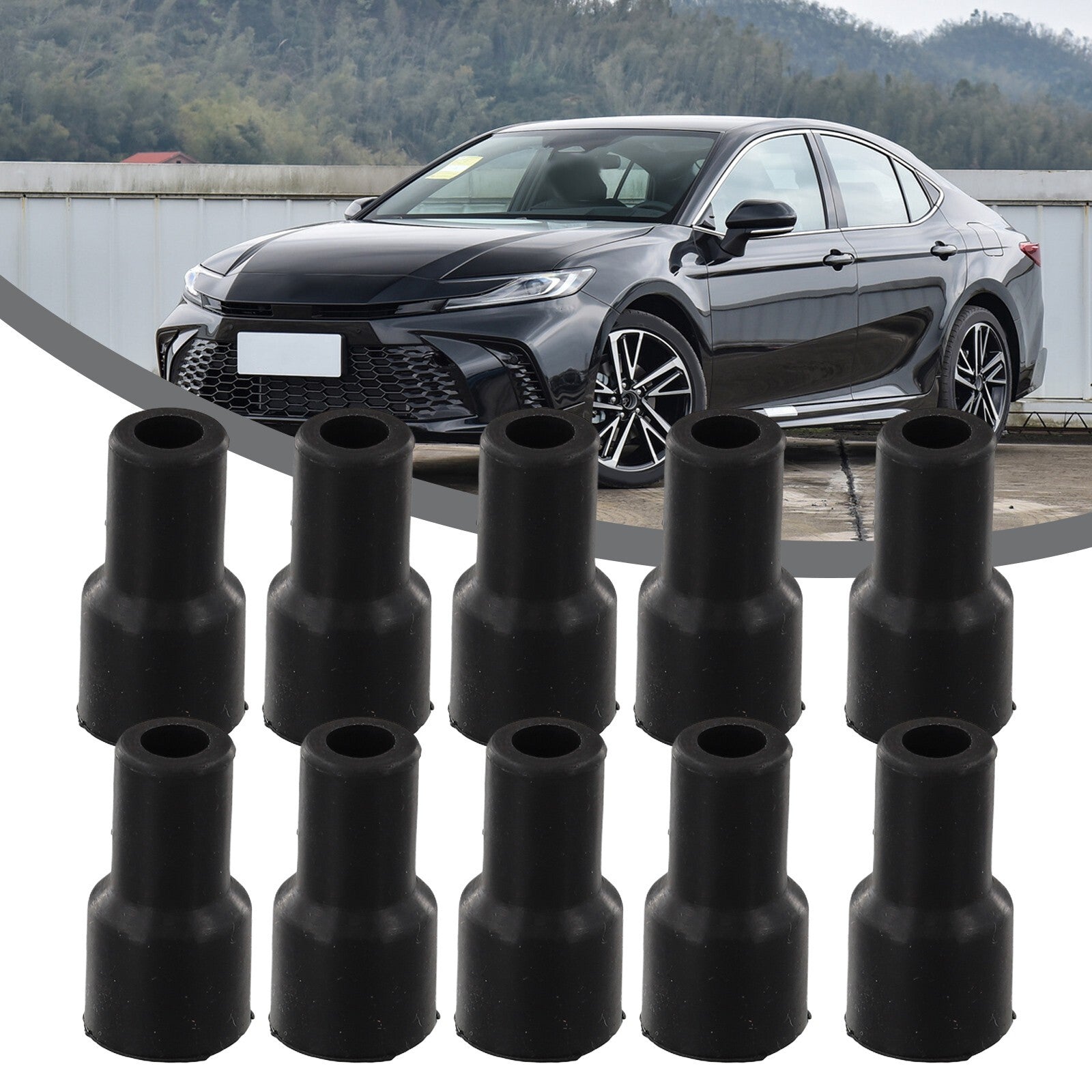 Reliable Ignition Performance with 10x Sparkplug Cap Connector for Toyota