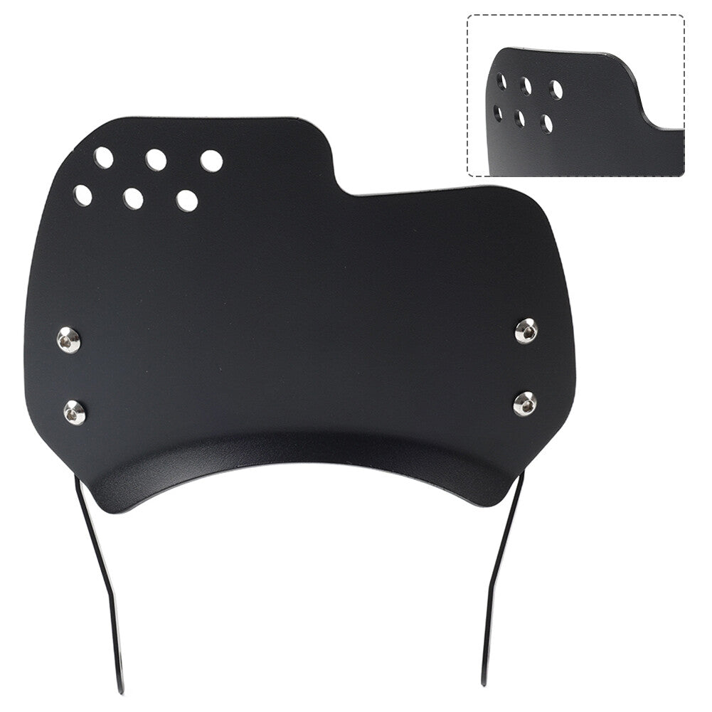 Motorcycle 6-8 Round Headlight Windshield Windscreen Universal W/Bracket