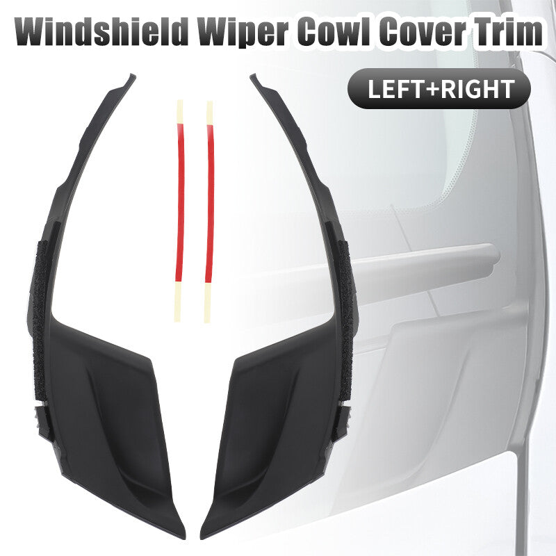 FRONT WINDSHIELD WIPER SIDE COWL EXTENSION COVER TRIM FOR 2011-20 for TOYOTA for SIENNA