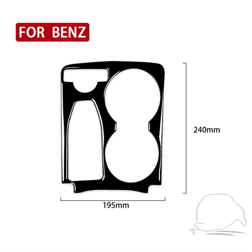 Gloss Black Console Water Cup Holder Trim for Mercedes-Benz GLK Class X204 08-15