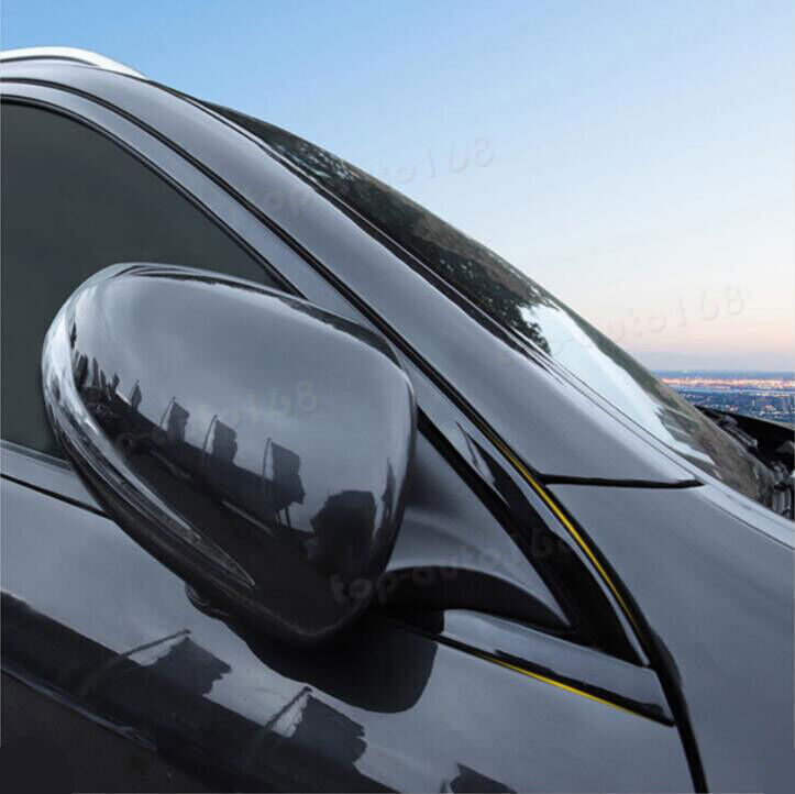 Bright Black Window Strip Cover Trims for Mercedes-Benz GLC-Class SUV 2016-2022