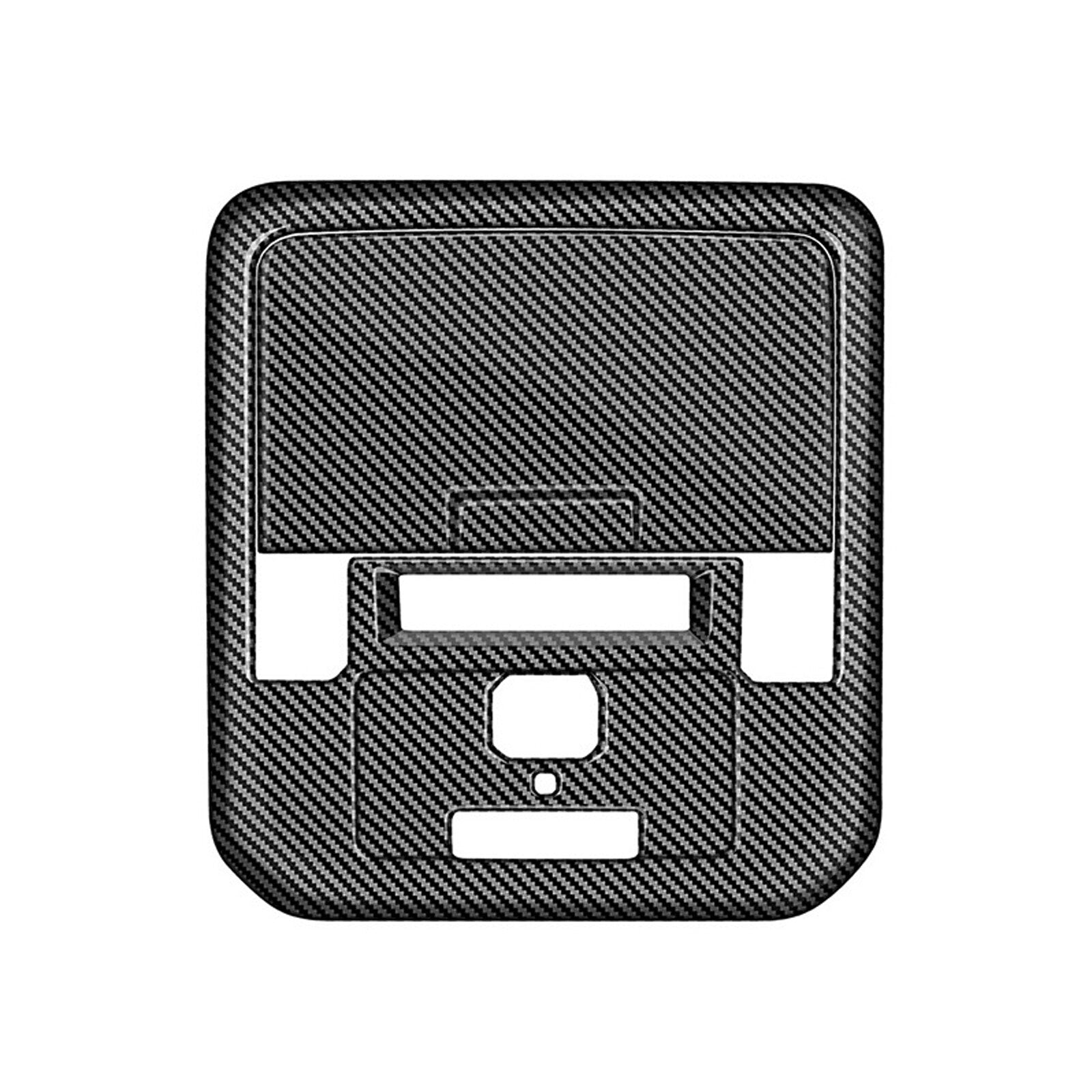 Carbon Fiber ABS Interior Read Light Lamp Cover Trim for Toyota Tacoma 2024-25