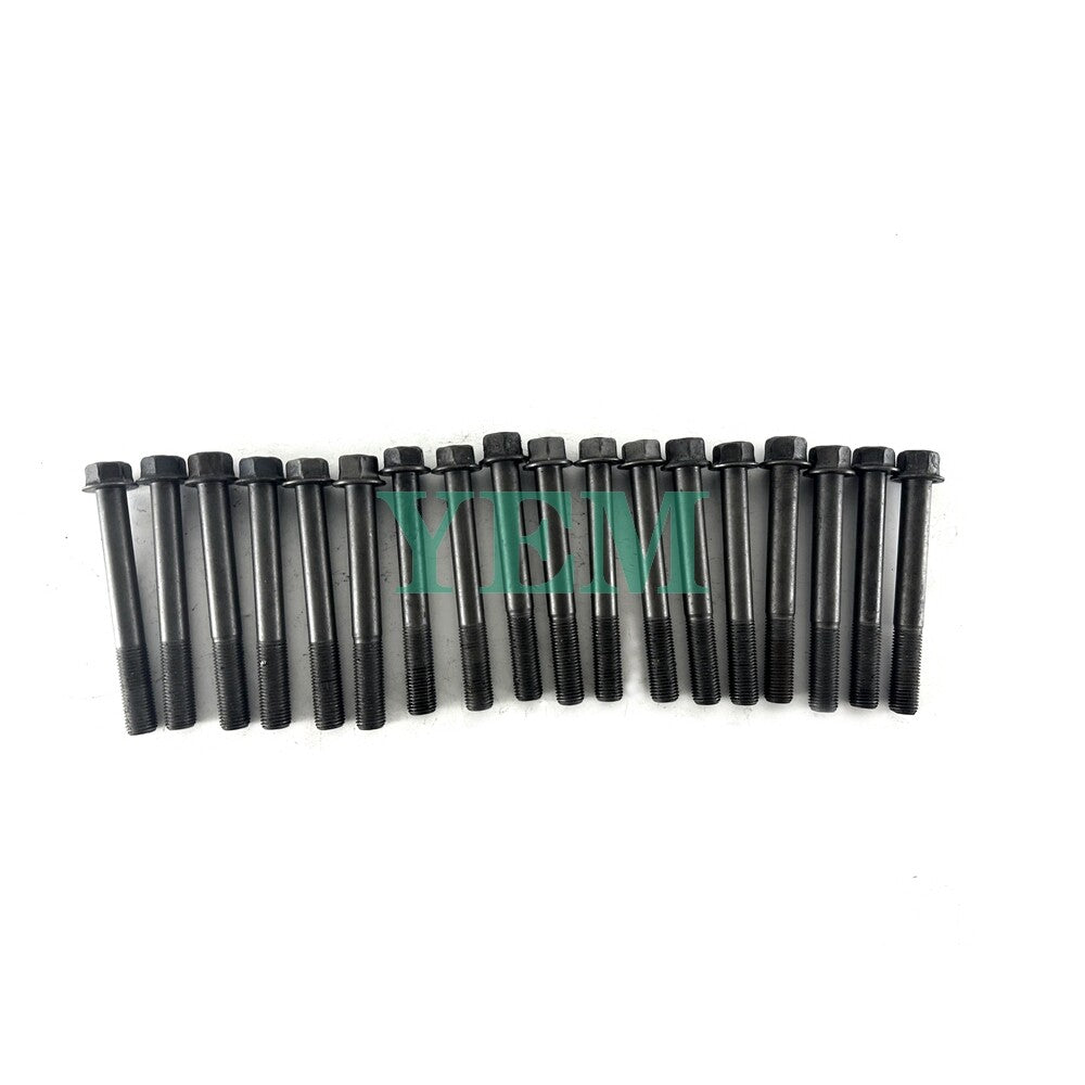 1 Set Engine Head Bolt 18pcs For Yanmar 4TN78 Engine 4TN78 Cylinder Head Bolt