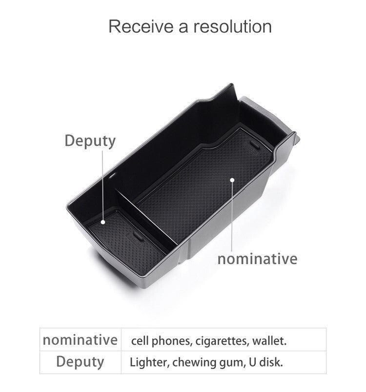 for Peugeot 2008 2019 - 2023 2024 Armrest Storage Box GT e2008 Central Tray