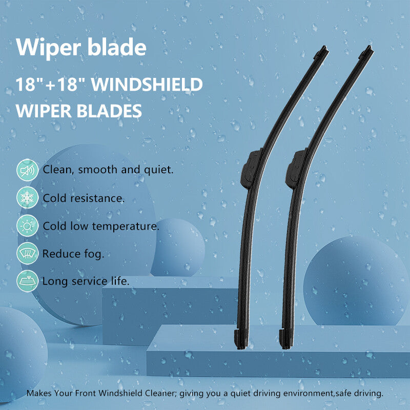 24-inch + 22-inch windshield wiper J-hook, frameless, bracketless, all seasons