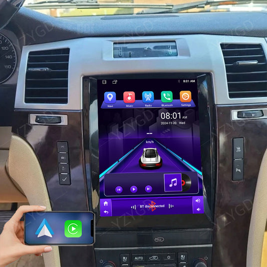 Android Auto Carplay Car Stereo Radio for Cadillac for Escalade 2007-2014 GPS Screen