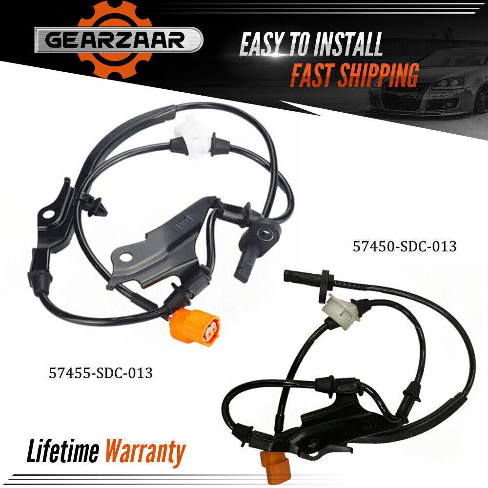 2pcs ABS Speed Sensor Front Right +Left for Honda Accord 03-07 for Acura TSX 2004-0
