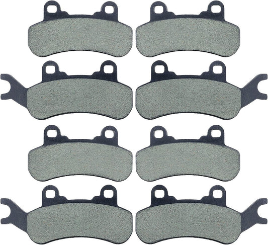 Front and Rear Brake Pads for Maverick 2017-2019 X3 4x4, X3 4x4 XRS, X3 Max 4x4