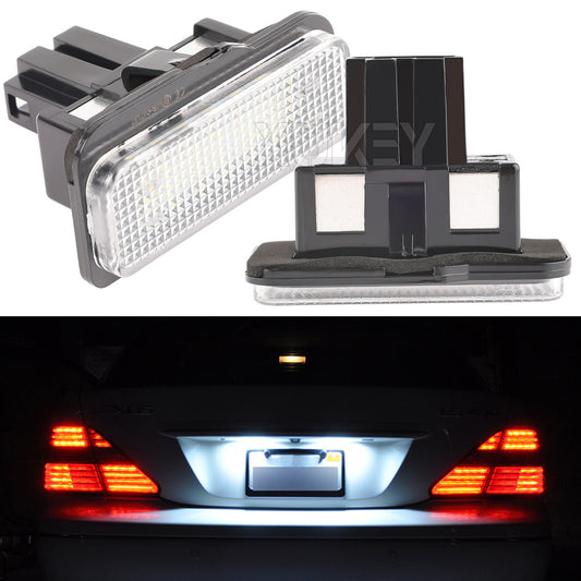 18-SMD Error Free LED License Plate Light Lamps for Mercedes-Benz C E CLS Class