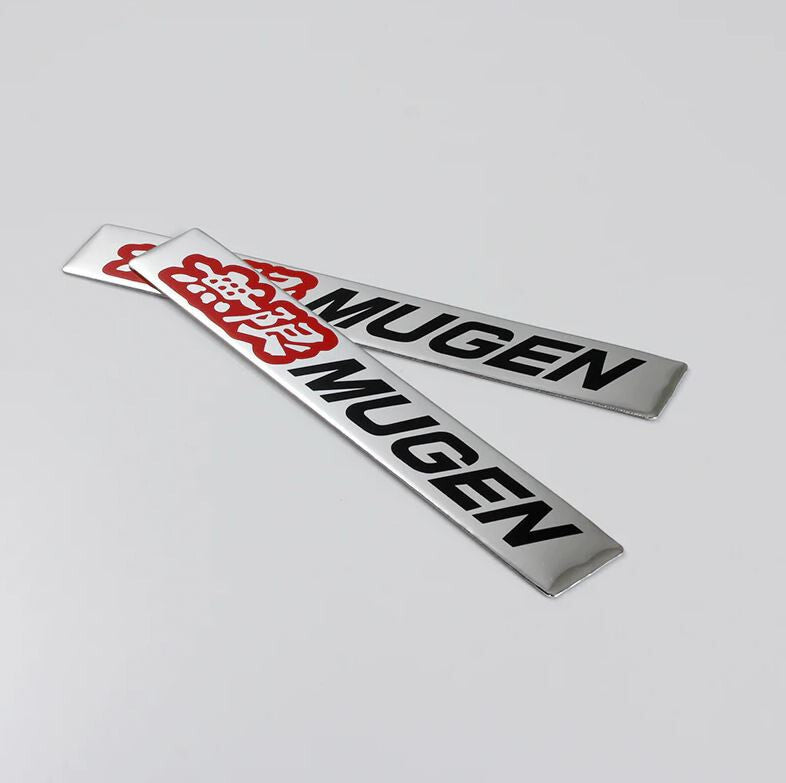 Mugen car rear sticker boots, trunk side badges for Subaru for Acura 2-piece set