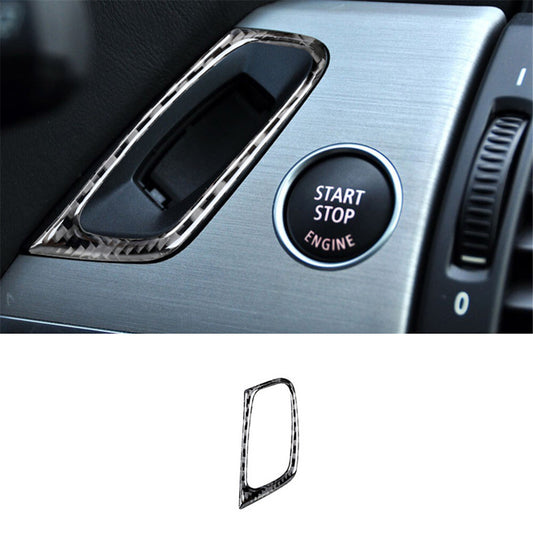 Carbon fiber key frame cover for BMW X5 E70 X6 E71 2008-2013