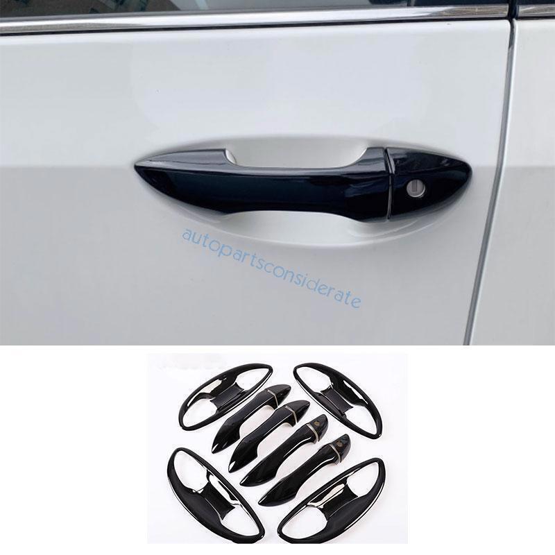 for Toyota for Corolla 14-2019 Glossy Black Side Door Handle Bowl Cup Cover Trim 16P