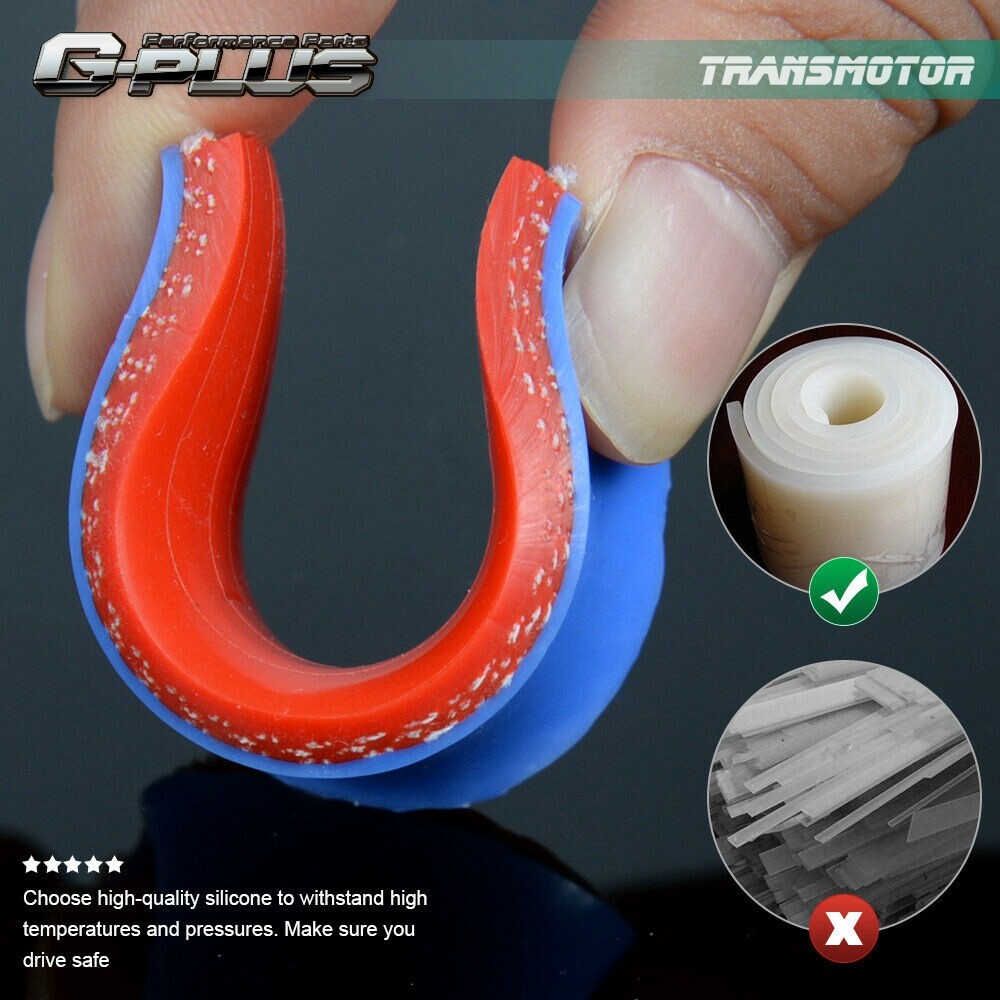 Silicone radiator hoses fit for Toyota Starlet EP82 Glanza GT Turbo 4E-FTE Red