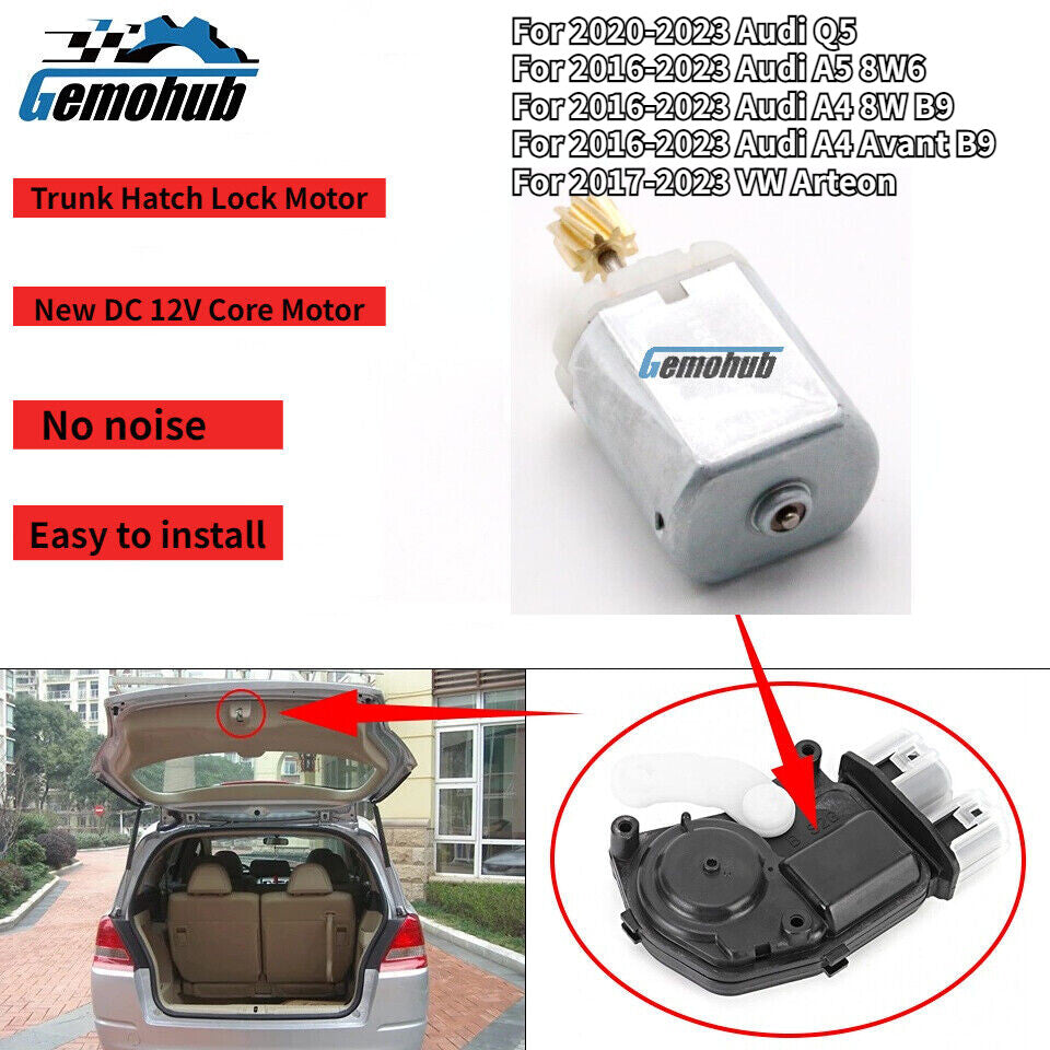 Trunk Hatch Lock Locking Motor for Audi Q5 A5 8W6 A4 8W B9 A4 Avant B9 for VW