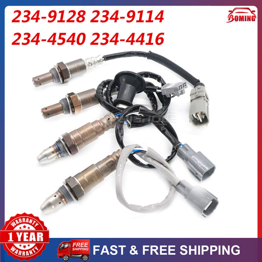 Two-pack of downstream pre- and post-oxygen O2 sensors suitable for Toyota Highlander 2011-2016 3.5L