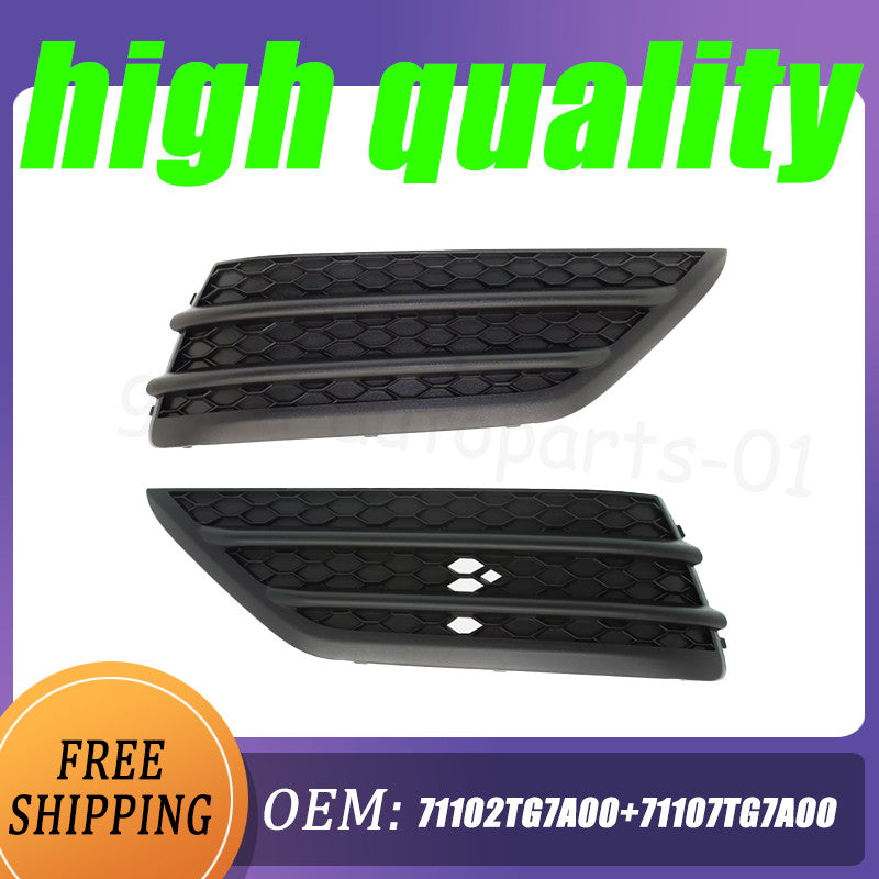 1. Front left and right side bumper grille trim applicable to 2016-2018 for Honda Pilot LX