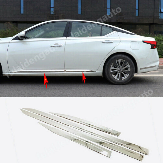 for Nissan Teana Altima 2019-2023 Chrome ABS Side Door Body Molding Cover Trims