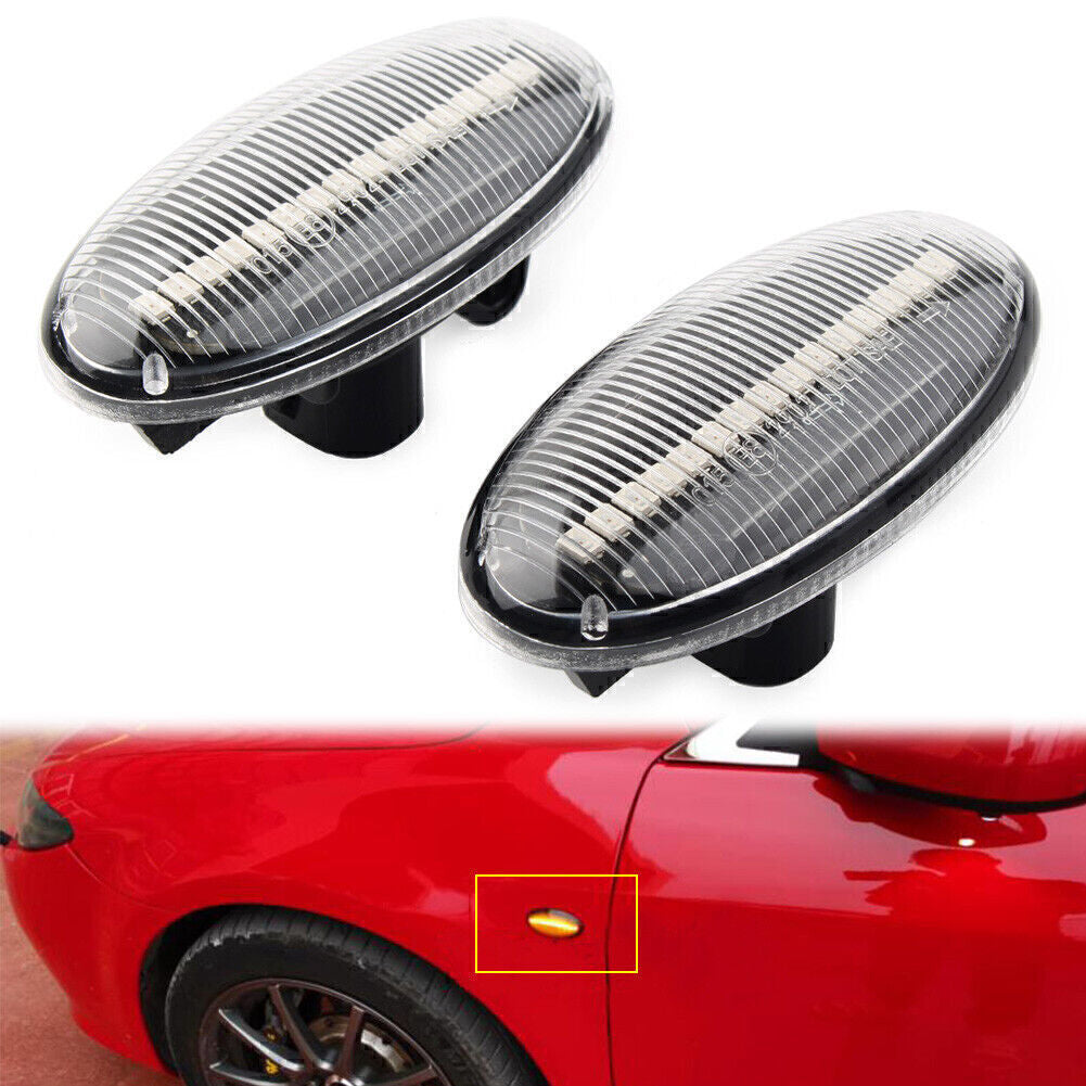 2x LED Dynamic Side Marker Turn Signal Blinker Turn Light for MAZDA 3 2004-2011