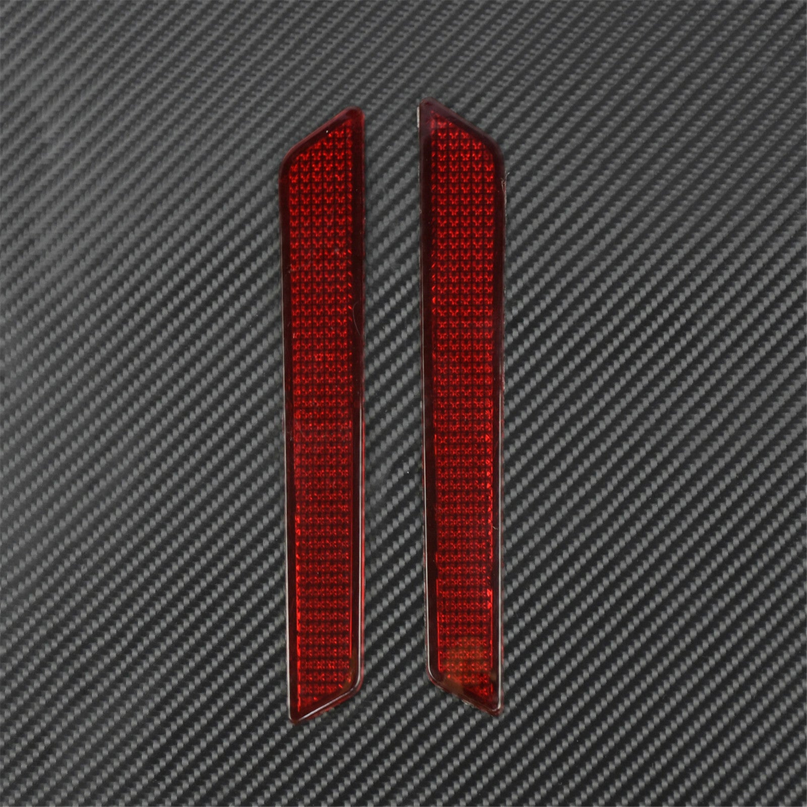 Red Saddlebag Guard Latch Cover Reflectors Fit For Touring Road Glide 2014-19