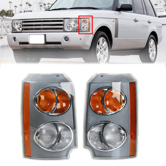 Pair Front Corner lamp turn signal lamp for Land Rover for Range Rover L322 2003-05