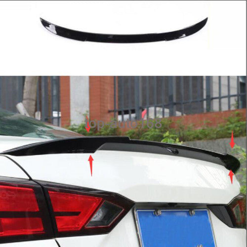for Nissan Altima 2019-2022 Glossy Black Rear Trunk Spoiler Tail Wing Lip Cover