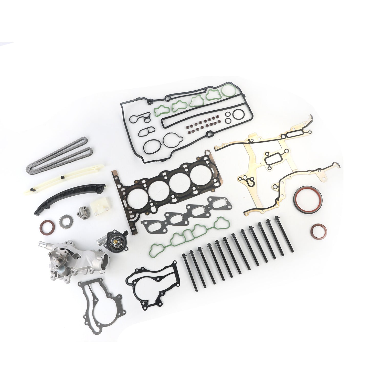 Head Gasket Timing Chain Kit Water Pump for 2011-15 for Chevy Sonic for Cruze for Buick 1.4L