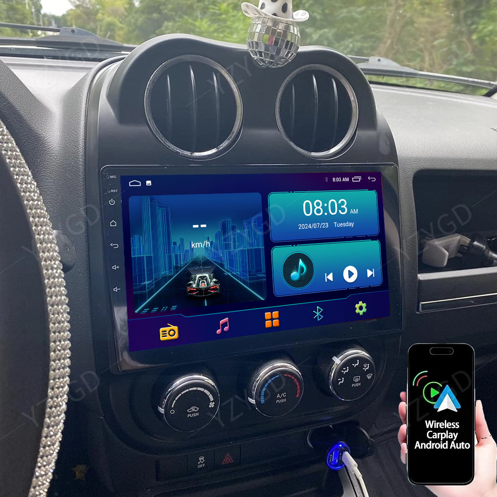 for Jeep Patriot Compass 2011-2017 Android Carplay Car Radio Stereo GPS Navi DSP