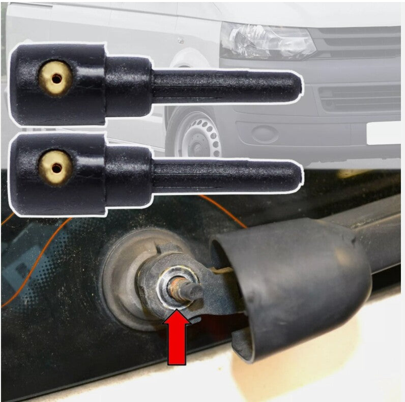 for VW for Audi 2Pcs Rear Windscreen Window Washer Jet Wiper Arm Nozzles 3B9955985A