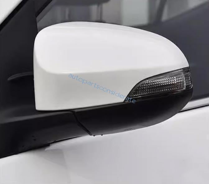 for Toyota for Corolla 14-2019 White Side Door Rear View Mirror Cap Cover Replace 2X