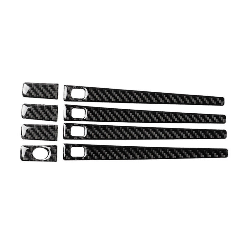 Real Carbon Fiber Car Door Handle Cover Exterior Trim for Audi for A4 B8 for A5 2009-16