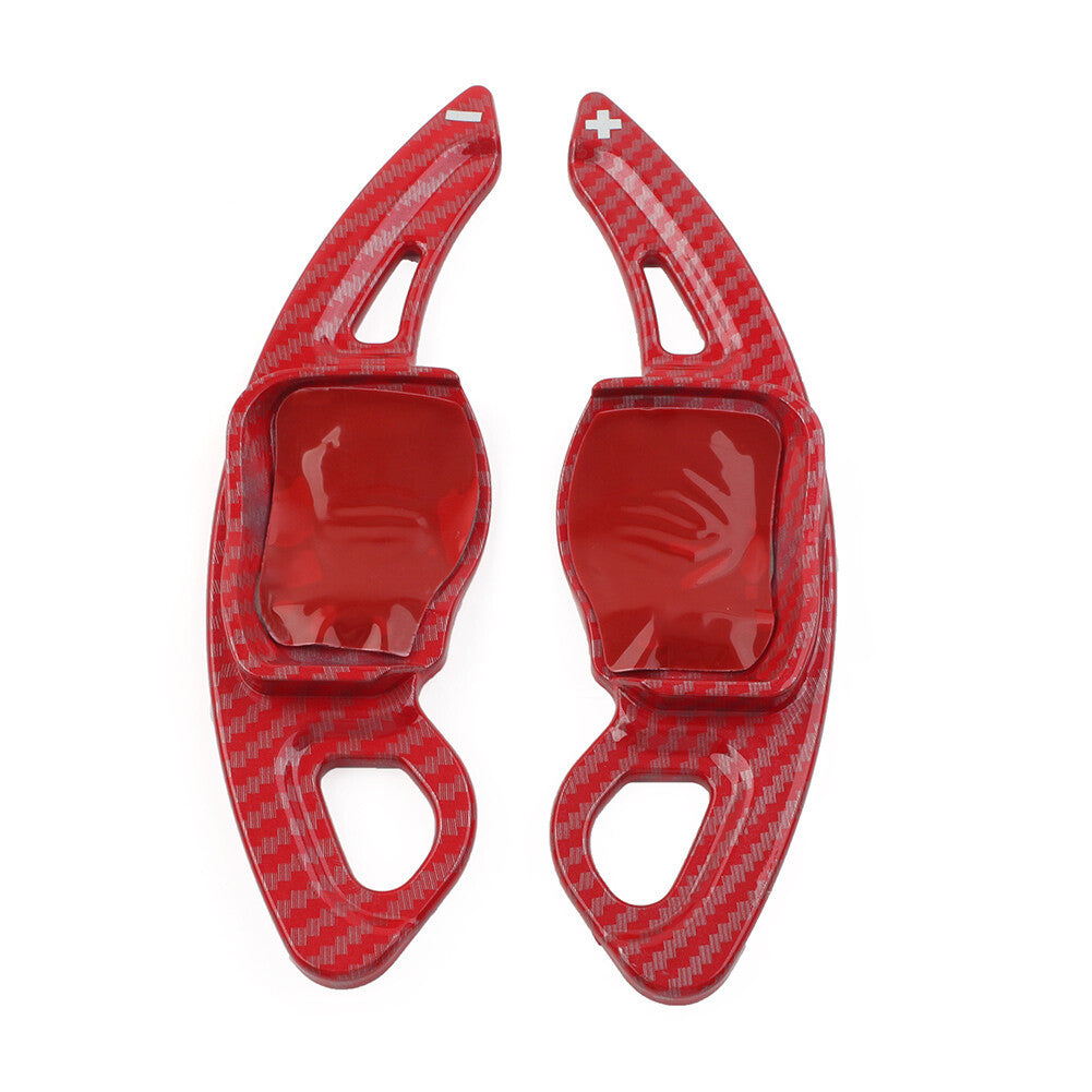 Steering Wheel Paddle Shifter Extension Fit for Volkswagen for Golf 5 for Golf 6 for Jetta Red