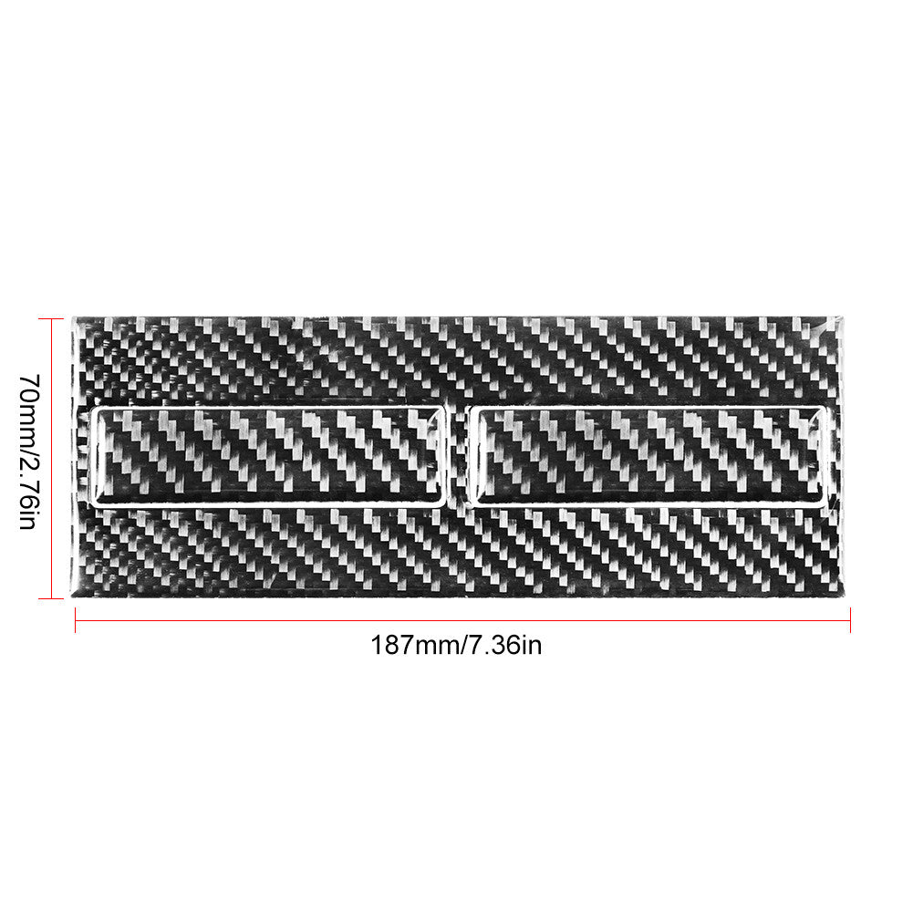 3x for Porsche /996 1998-2004 carbon fiber beverage holder inside trim