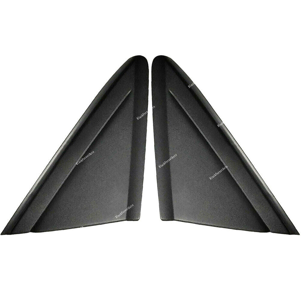 2x for Ford Escape 13-19 Left Right Fender Rearview Triangle Molding Black
