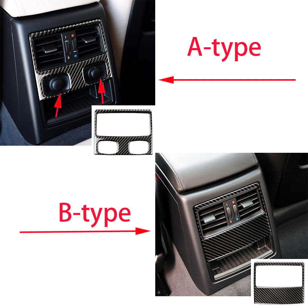 2¡ÁCarbon Fiber Rear Air Vent Outlet Panel Cover for BMW 3 Series E90 E92 2005-12
