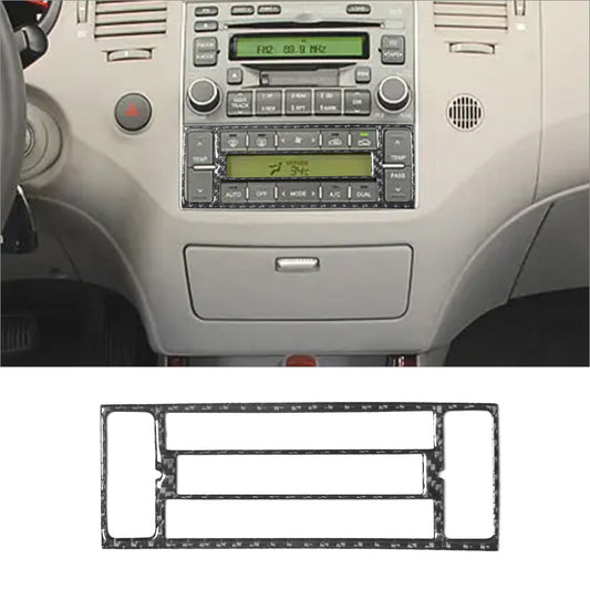 Carbon Fiber Interior Climate Control Cover Trim for Hyundai Azera 2006-2011