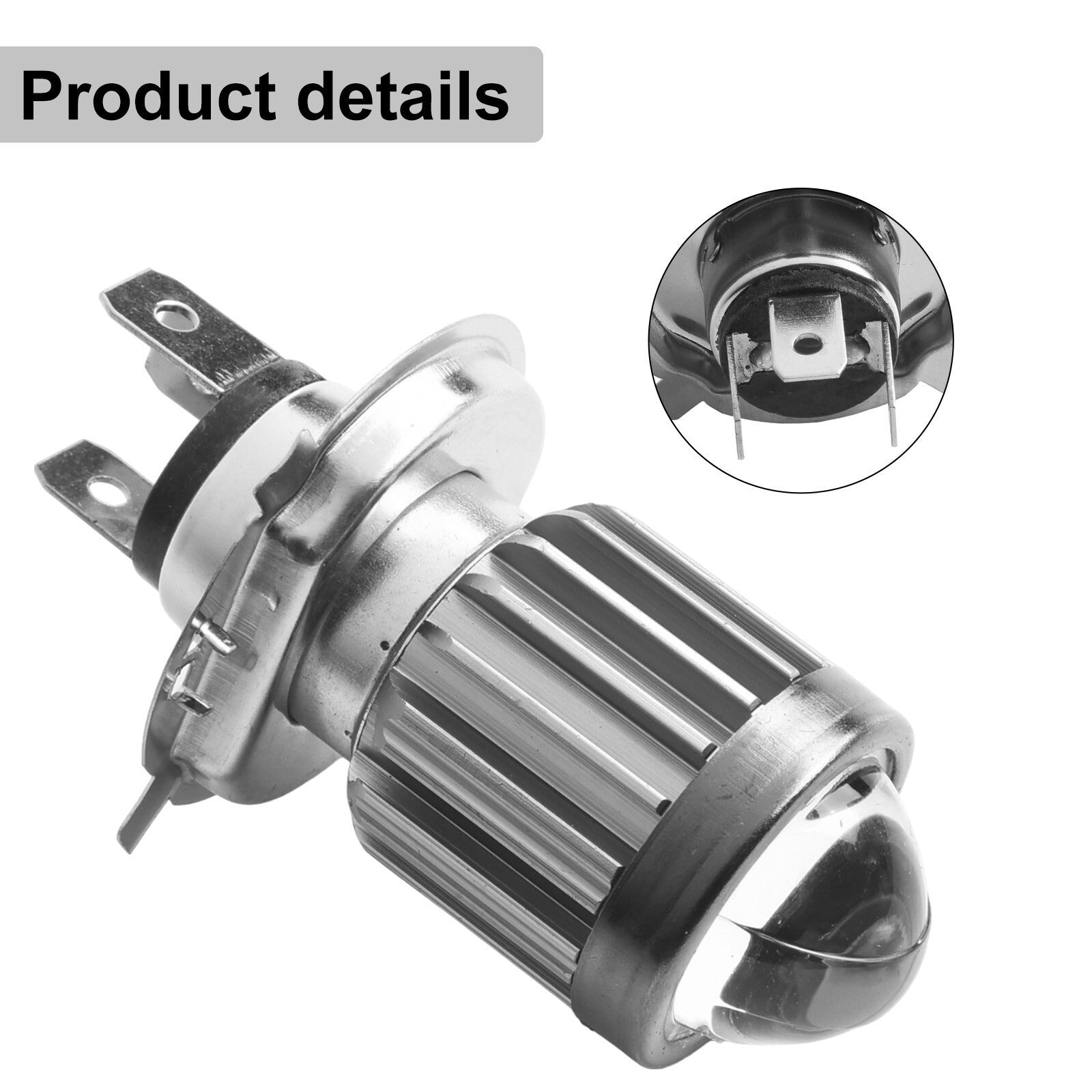 UV-resistant LED headlights and turn signals, waterproof and energy-saving.