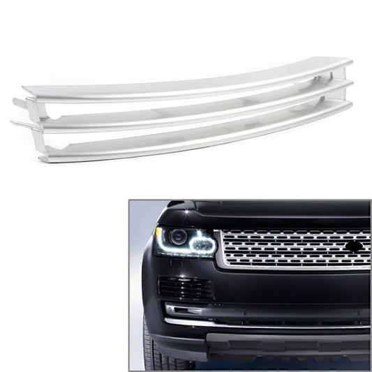 The silver front bumper grille on the right is suitable for the for Land Rover for Range Rover L405 (2013-2017, 2014-).