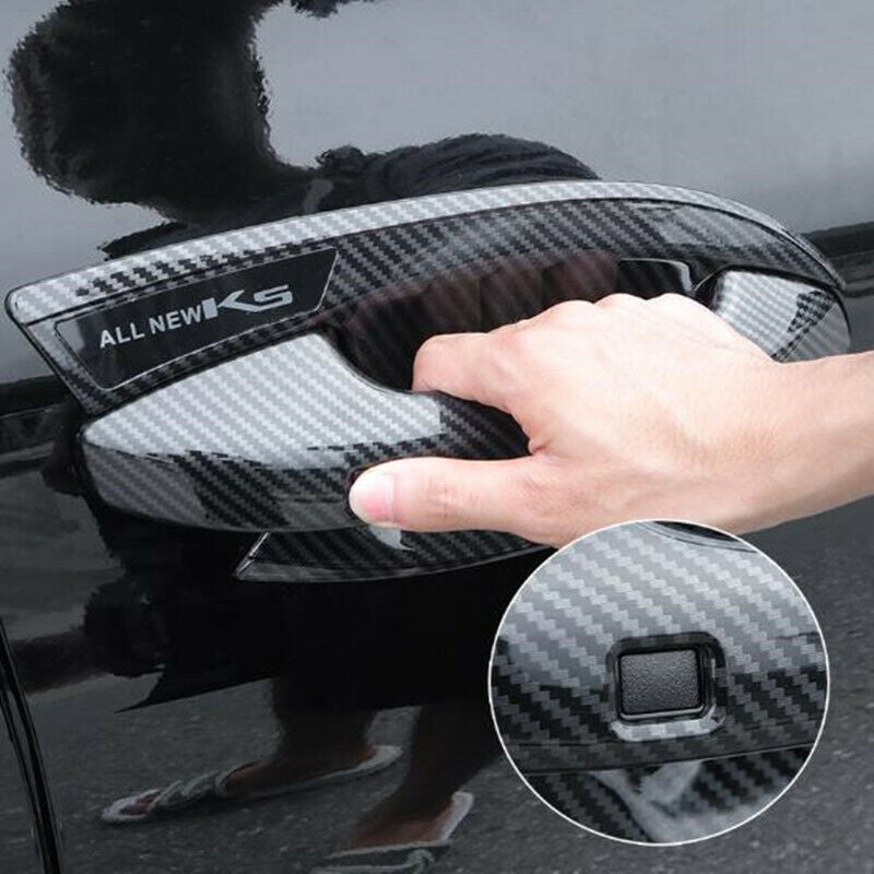 Carbon Fiber 5X Exterior Door Handle Cover Trim for KIA K5 2020 2021 2022 2023