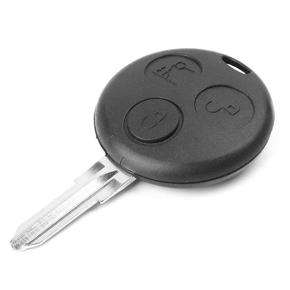 Flip Remote Key Case Fob 3 Button Cover Fit Suitable for Benz for Smart Two 450 Black